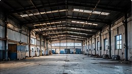 Nave industrial vacía